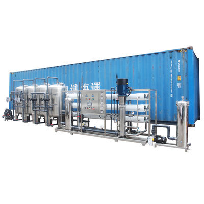 quality 10000LPH Hotels Mobile RO Equipment 14T/H Water Purifier System Mobile Water Purifier Unit Reverse Osmosis Desalination System factory